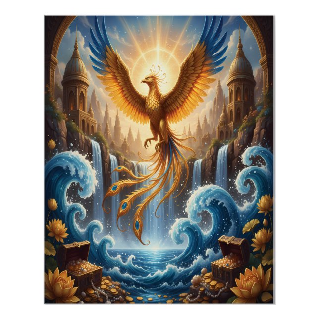 Póster Fénix del Templo Azur (Anverso)