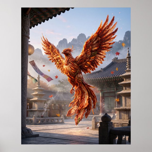 Póster Fénix Kimchi Ascendente (Frente)