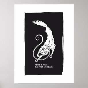 Póster Fenrir Fenris es un perro libre mitología vikinga