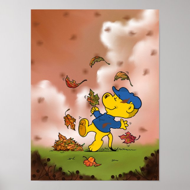 Póster Ferald Amongst The Autumn Leaves (Frente)