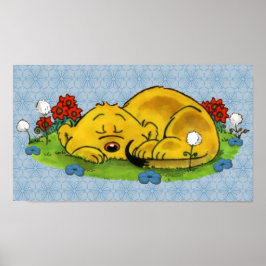 Póster Ferald Durmiendo Junto A Los Sunflower