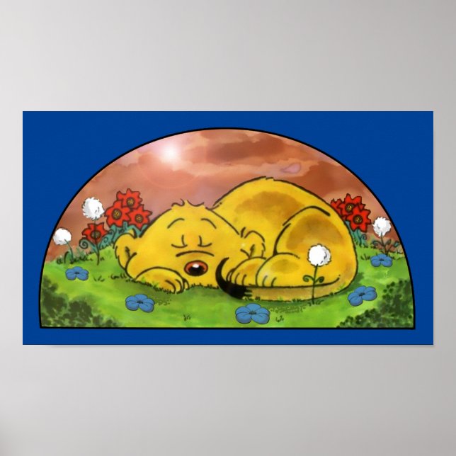Póster Ferald Durmiendo Por El Poster De Los Girasoles (Frente)