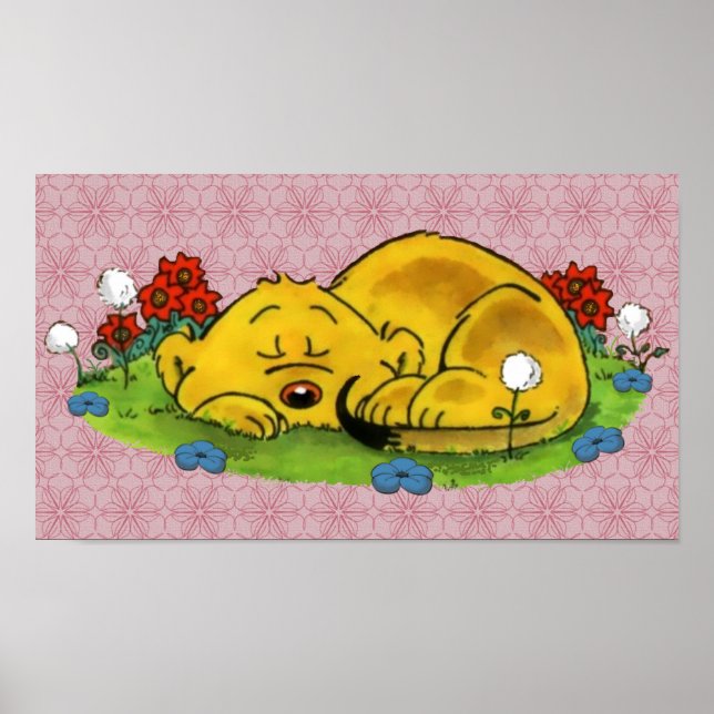 Póster Ferald Durmiendo Por El Poster De Los Girasoles (Frente)