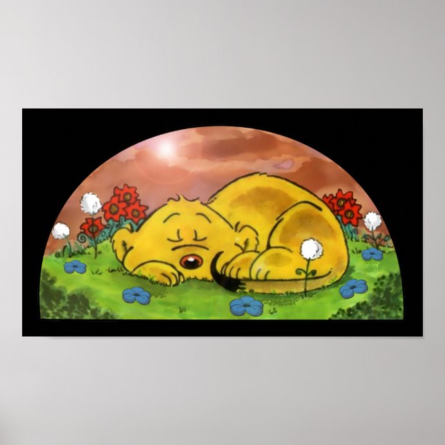 Póster Ferald Durmiendo Por El Poster De Los Girasoles (Frente)