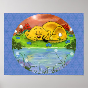 Póster Ferald Durmiendo Por El Poster De Los Girasoles