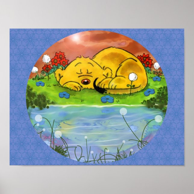 Póster Ferald Durmiendo Por El Poster De Los Girasoles (Frente)