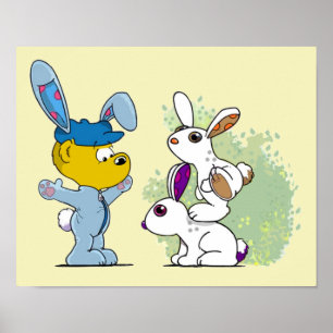 Póster Ferald y el Poster Bunniez
