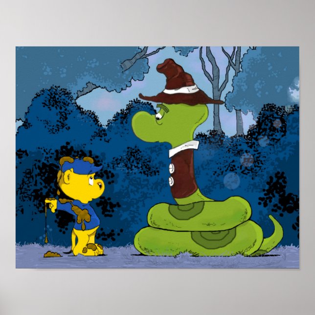 Póster Ferald y el Sr. Wiggly (Frente)