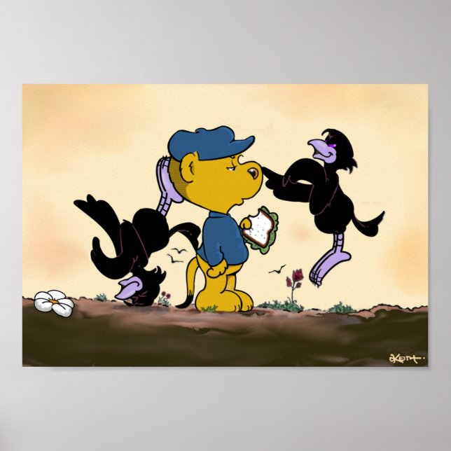 Póster Ferald y los Pesky Crows (Frente)