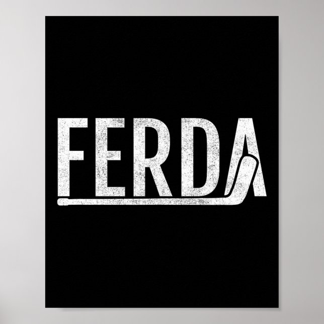 Póster Ferda Para Hockey De Chicos (Frente)