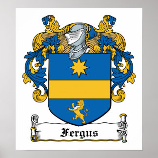 Póster Fergus Family Crest
