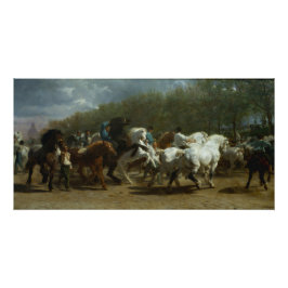 Póster Feria de Caballos (Arte Equino)