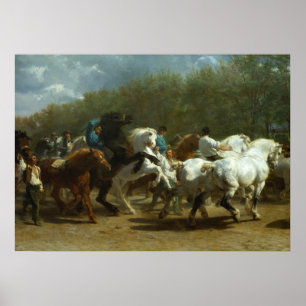 Póster Feria de Caballos por Rosa Bonheur