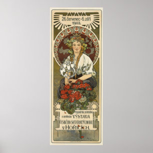 Póster Feria de Checoslovaquia de Vintage