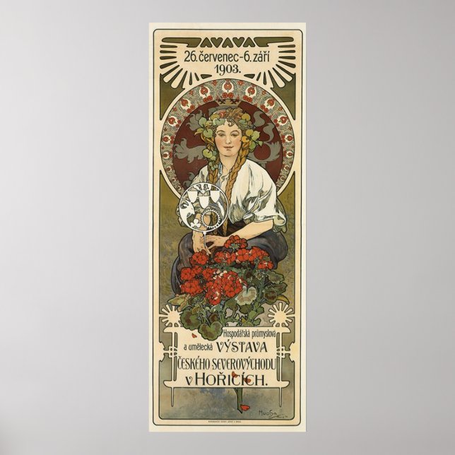 Póster Feria de Checoslovaquia de Vintage (Frente)