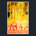 Póster Feria de Sevilla España Viaje vintage<br><div class="desc">Feria de Sevilla España Poster de viajes vintage</div>