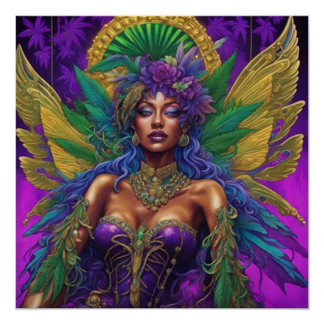 Póster Feria del Mardi Gras, Charmaine (Anverso)