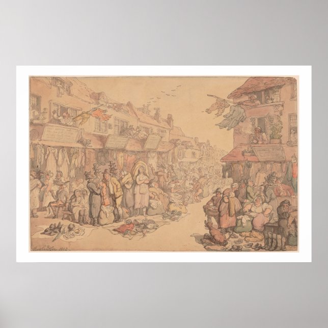 Póster Feria del Rag, Petticoat Lane (Frente)