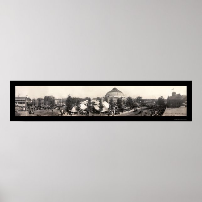 Póster Feria Estatal de Illinois Foto 1909 (Frente)