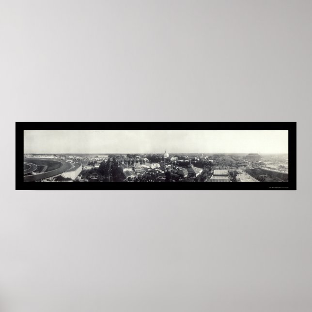 Póster Feria Estatal St Paul MN Photo 1909 (Frente)