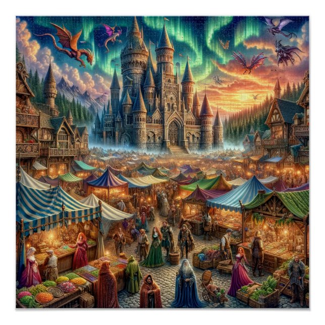 Póster Feria Medieval Encantada (Anverso)