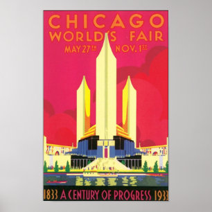 Póster Feria Mundial de Chicago, 1933