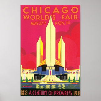 Póster Feria Mundial de Chicago, 1933