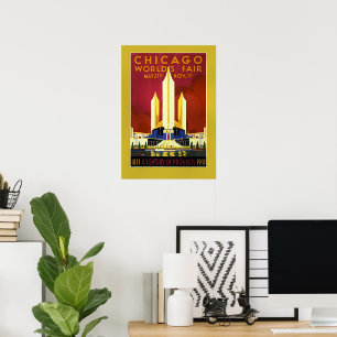 Póster Feria Mundial de Chicago, 1933,