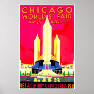 Póster Feria Mundial de Chicago de 1911