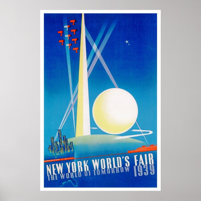 Póster Feria Mundial de Nueva York (Frente)