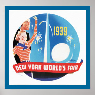 Póster Feria Mundial de Nueva York de 1939