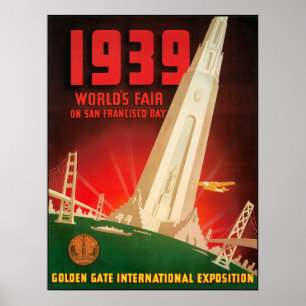 Póster Feria Mundial de San Francisco de 1939