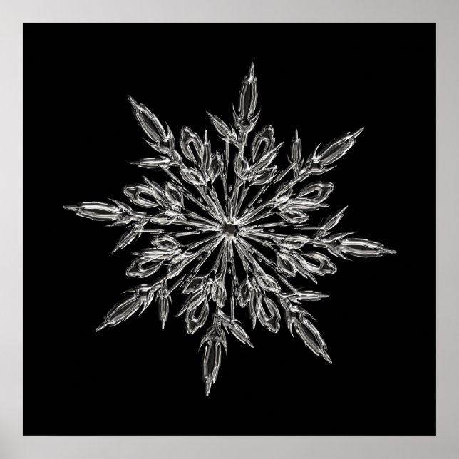 Póster Feriado de nieve perfecto para Navidades (Frente)