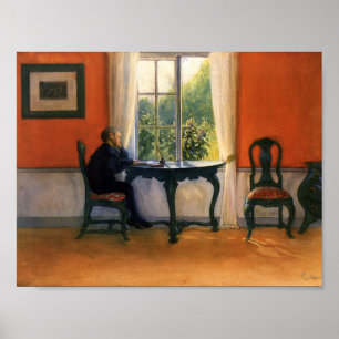 Póster Ferieläsning, Carl Larsson, Holiday Reading