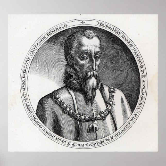 Póster Fernando Alvarez de Toledo, 3rd Duke of Alba (Frente)