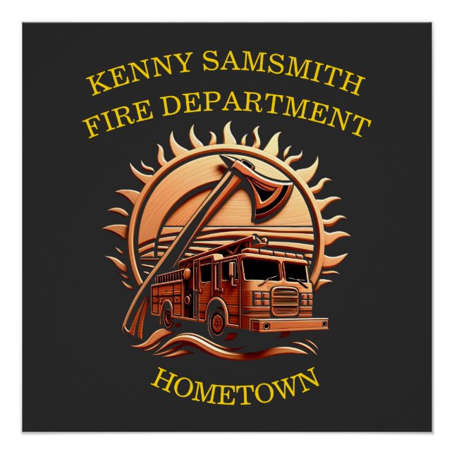 Póster Feroy Valor Intrincado Diseño Heroico De Camión De (Anverso)