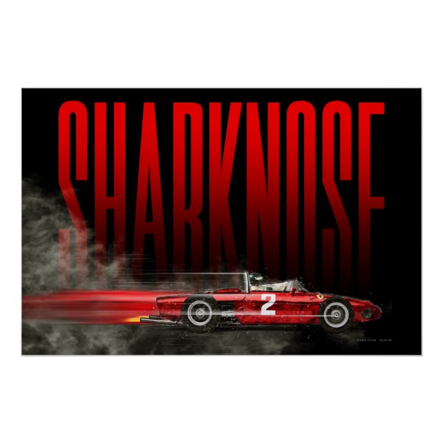 Póster Ferrari 156 Sharknose (Anverso)