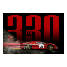 Póster Ferrari 330 P4
