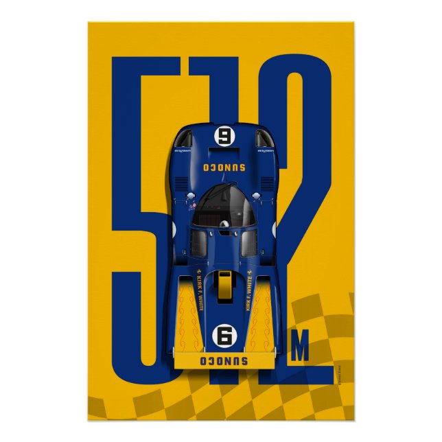 Póster Ferrari 512M Daytona 71 Top Tribute (Anverso)