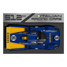 Póster Ferrari 512M Daytona No.6