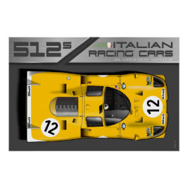 Póster Ferrari 512S LM No.12