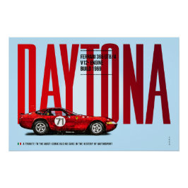 Póster Ferrari Daytona GTB/4