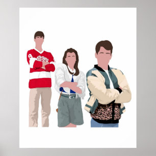 Póster Ferris Bueller Art