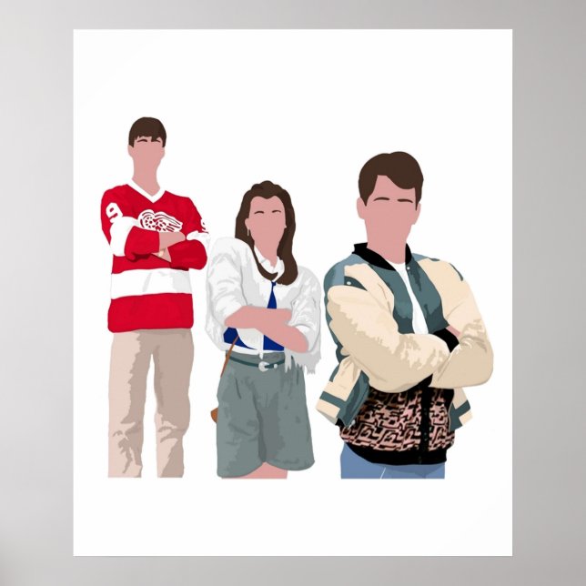 Póster Ferris Bueller Art (Frente)
