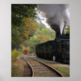 Póster Ferrocarril Cass Scenic