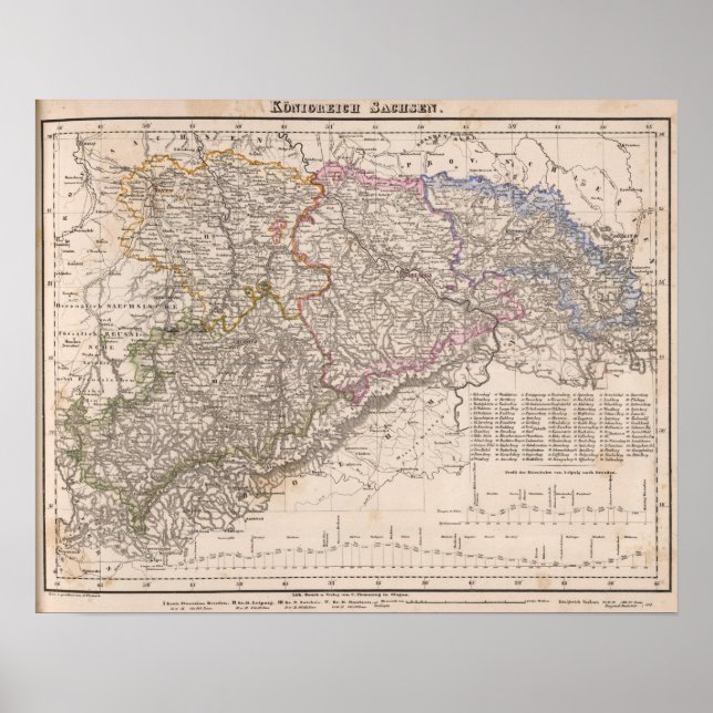 Póster Ferrocarril de Alemania (Frente)