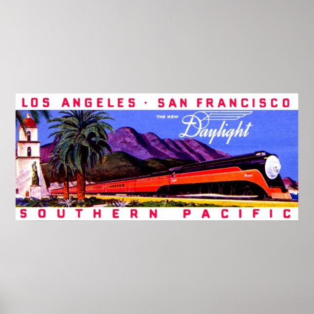 Póster Ferrocarril de Daylight 1922 (Frente)