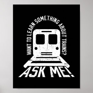 Póster Ferrocarril De Trabajadores De Ingeniería Ferrovia