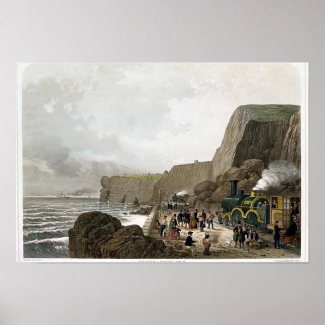 Póster Ferrocarril del Sur de Devon (Frente)