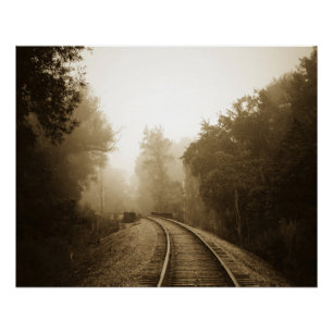 Póster Ferrocarril ferroviario